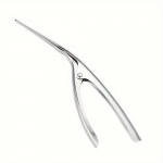 1 tk, krevetikoorija t&ouml;&ouml;riist, roostevabast terasest krevetipuhastusnuga, krevettide koorija, mereandide koorija, esmaklassiline ergonoomilise k&auml;epidemega koorija, krevettide puhastaja Stainless Steel