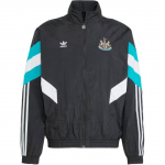 Adidas Originals Top FW24 Newcastle United FC Seeria T&otilde;mblukuga Seisukrae Mugav Jakk Meeste Jakk Must IX5155 XS