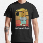 Suured suurused S-3XL Chill Guy Koeraprindiga T-s&auml;rk Meeste &uuml;laosad Moeriided Tees S must