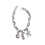 Good Fortune k&auml;ev&otilde;ru Retro stiilis paks kett vasest raha ripats rikkuse s&uuml;mbol randme