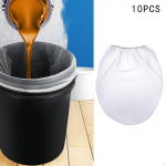 10 Pieces Paint Strainer Bags Elastic Opening Practical Easy to Clean Lightweight DIY Painting White 1 Gallon