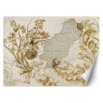 Tapeet Taimed Fresko Vanaaegne 100x70 beež