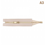 T&otilde;mblukk kootud koti jaoks Riistvara Pu-nahast t&otilde;mblukuga &otilde;mblustarvikud riiete jaoks beež