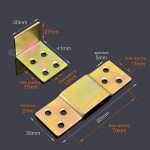 1Komplekti Voodi hinged Voodi pistik riistvara rippkinnitus hinged riiv Liitmikud M&ouml;&ouml;bli &uuml;hendus Vooditala tugiraami kinnitused