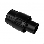 1-osaline tolmuimeja harja otsiku vooliku&uuml;henduse adapter 35 mm/40 mm must