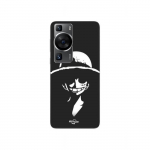 Coque Huawei P60 Monkey D. Luffy black and white Maniacase