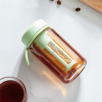 Suvine veetass Cold Brew kaasaskantav sidrunimahla smuuti tass Roheline mahlapressi tass Mahlafiltri tass koos teeeraldajaga teetass 450-600ml