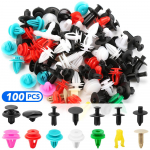 Universaalne plastist klambriga auto poritiiba kaitseraua uksepaneel segapandlaga auto sisemine auk Vooderplaadi hoidja Push klambriga plastikust neetkruvi 100pcs