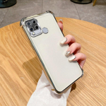 Realme C12 &uuml;mbris Realme C25 &uuml;mbris Realme C15 telefoni&uuml;mbris Realme C25S p&otilde;rutuskindel kaitsekate, l&auml;bipaistev elektriplaat For Realme C12