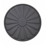 &Uuml;mmargune kroonleht silikoonist kuumakindel libisemiskindel plats ja alus