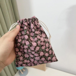 Mini 14 * 16 cm pingutusn&ouml;&ouml;riga hoiukott reisipesu sokkide jaoks Jaotuskott Lilletr&uuml;kiga kosmeetika Organisatsioonikott 16*14cm