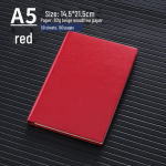 A5 pehmekaaneline m&auml;rkmik ja kohandatud logoga B5 koosolekute raamat &otilde;pilastele