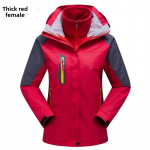 Naiste 3-in-1 talvemantlid lumesuusajope veekindel tuulekindel fliisvoodriga talvejope parka XL
