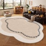 Prantsuse stiilis ebakorrap&auml;rane vaip elutoa vaip diivan kohvilaua matt magamistoa suur ala majapidamise suur vaip 100 * 160CM