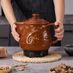Automaatne keraamiline ravimikeetmispott koduseks kasutamiseks Black Ceramic Inner Pot
