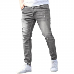Meeste teksad Vabaaja kitsad p&uuml;ksid Stretch Denim p&uuml;ksid Meeste Slim Fit Sirged p&uuml;ksid Mood Teksad Pinnase pliiatsiga p&uuml;ksid Meeste r&otilde;ivad XS must
