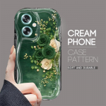 Armas koomiksimustriga kreemjas tekstuuriga korpus, lainelise servaga pehme silikoonkaanega telefoni&uuml;mbris OPPO Reno Realme jaoks OPPO A12 must