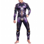 Robot Cyberpunk Jumpsuit Catsuit Seksikas Naised Mees Mehaaniline Armor Cosplay Kost&uuml;&uuml;m Halloween Zentai Peokost&uuml;&uuml;m S