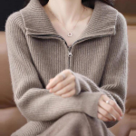 Uus Kardigan Naiste Rev&auml;&auml;riga Lukuga &Uuml;hev&auml;rviline Jakk Vaba L&otilde;ikega Salendav Ka&scaron;miir Kootud Kampsun L