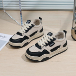 2025 kevadised v&auml;ikesed valged kingad uus Korea versioon ins nais&uuml;li&otilde;pilaste k&otilde;rgust suurendav platvorm spordi-rula kingad vabaaja kingad naiste YDJ07 40 must