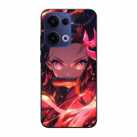 Coque de t&eacute;l&eacute;phone - Maniacase - Oppo Reno 13 5G - Silicone - Souple - Demon Slayer Nezuko Kamado