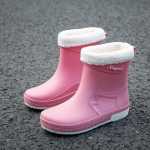 Uue stiili naiste vihmasaapad Kerged Turvalised PVC Libisemiskindlad Veekindlad Kingad Hingava v&otilde;rkvoodriga Kummist Sisetald T&ouml;&ouml; 40