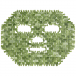 Jade mask, 100% looduslikust kivist n&auml;omask SPA nahahooldusele Iluvahendid tursunud silmadele tumedatele ringidele