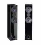 Acoustique Quality PONTOS 8 Audiifiilne p&otilde;randak&otilde;lar, kaheribaline konstruktsioon, v&otilde;imsus 220W / must HIGH GLOSS lakk, Acoustique Quality must