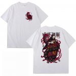 Anime Jujutsu Kaisen T-s&auml;rk Unisex Satoru Gojo Graafilise tr&uuml;kiga T-s&auml;rk l&uuml;hikeste varrukatega Jaapani Unisexga puuvillased &uuml;lisuured Unisex T-s&auml;rgid 2XL