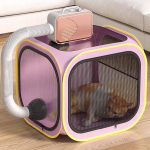 Pet Dog Cat Drying Box Hair Dryer Clean Easy to Use Room Crate Cage for Small