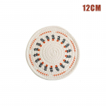 P&otilde;hjamaade stiilis tr&uuml;kitud puuvillane kootud soojusisolatsioonipadi s&ouml;&ouml;gin&otilde;ude kaussi matt pajamatt teealuse poti p&otilde;letusvastane lauamatt 12CM