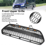 Matt Must Eesmise Kaitseraua Iluv&otilde;re Grill LED-iga sobib Ford Transit MK8 2015-2018 Raptor