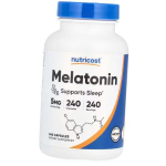 Melatoniin une jaoks, Melatonin 5, Nutricost 240 kapslit (72647033) 240caps