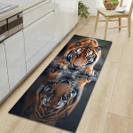1 tk Tiigrimustriga p&otilde;randamatt, moodne k&ouml;&ouml;gi pol&uuml;estervaip, libisemiskindel, v&auml;rviline sisevaip, kodu, vannitoa, magamistoa, elutoa dekooriks 160*200cm