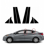 8tk Autoakna samba postid Ukse trimmi katte kleebised Kleebised sobivad Hyundai Elantra/Avante/i35 Elantra 2011-2016 v&auml;listarvikutele