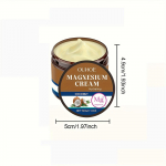 Coconut Body Soothing Magnesium Cream is a daily massage cream for body skin to relieve knee discomfort. 60g