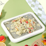 Ice Cream Maker Yogurt Rolls Tray DIY Family Hands on Activities Instant Cold Plate Pan Pink No Lid