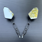 10mm Universaalne Mootorratta Juhtraua Tahavaate K&uuml;ljepeegel Suzuki SV1000 jaoks, Honda kohvikuraceri jaoks, BMW Mootorratta lisatarvikud