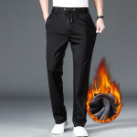 FiveFive fliisist suures suuruses meeste p&uuml;ksid 150 kg 6XL 7XL 8XL 9XL 10XL isa kingitus t&ouml;&ouml; talvel soe venitatud pidulik paksud sirged meeste p&uuml;ksid 10XL