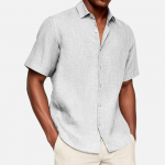 Meeste vintage n&ouml;&ouml;pidega keeglis&auml;rgid l&uuml;hikeste varrukatega suvine rannas&auml;rk L armee roheline v&auml;rv