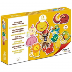 Lot de 35 figurines magn&eacute;tiques Cayro - Multicolore - Pirate, Princesse et Animaux - 21x15x4 cm