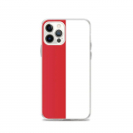 Coque iPhone &ndash; Drapeau Monaco &ndash; iPhone 12 Pro &ndash; Supp &ndash; Mitmev&auml;rviline &ndash; Vertikaalne