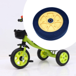 Laste kolmerattalise ratas Laste jalgratas Libisemisvastane Laagriga Telg Kolmerattaliste jaoks Tarvik T&ouml;&ouml;riist Rattad Rear Wheel Yellow beige