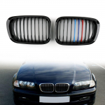 Esik&uuml;lje neerukujuline kapotiv&otilde;re grill BMW E46 3. seeriale 4-ukselisele 1998-2001 M-v&auml;rvi