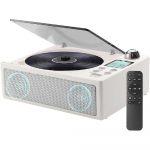 Kaasaskantav CD-m&auml;ngija, Lauaarvuti CD-m&auml;ngijad koduks laetava akuga, Kahe k&otilde;lariga, Toetab Opt/USB/TF-kaarti/AUX/FM-i, puldiga, LCD valge