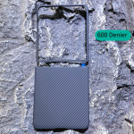 Magsafe magnetilised magnetid s&uuml;sinikkiust aramiidist telefoni&uuml;mbris Samsung Galaxy Z Flip7 jaoks, juhtmevaba laadimise toega, p&otilde;rutuskindel kaitsekate Galaxy Z Flip 7