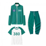 3 tk/komplekt Lapsed Unisex Filmi M&auml;ngu Prindiga Pikkade Varrukatega Lukuga Jakk Mantel P&uuml;ksid P&uuml;ksid Komplekt R&otilde;ivad Poisid T&uuml;drukud Halloweeni Cosplay Kost&uuml;&uuml;m 150cm