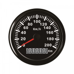 ELING Garanteeritud Veekindel GPS Spidomeeter Odomeeter Automaatne M&otilde;&otilde;dik 200KM/H Auto Mootorratas Auto Taustavalgustusega 85mm /24V 0-200KM/H