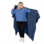 Kantav tekk naistele meestele Pehme pl&uuml;&uuml;sist tekk tasku ja varrukatega Soe diivan beež