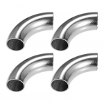 X AUTOHAUX 90 kraadine mandri-painutusega p&otilde;lv SS304 roostevabast terasest painutustoru v&auml;ljalasketoru p&otilde;lv 3.8cm h&otilde;be